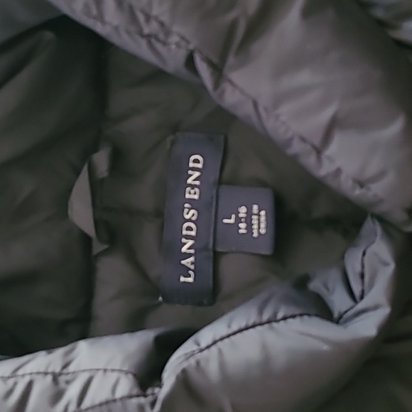 Lands End navy blue vest - Picture 2 of 5